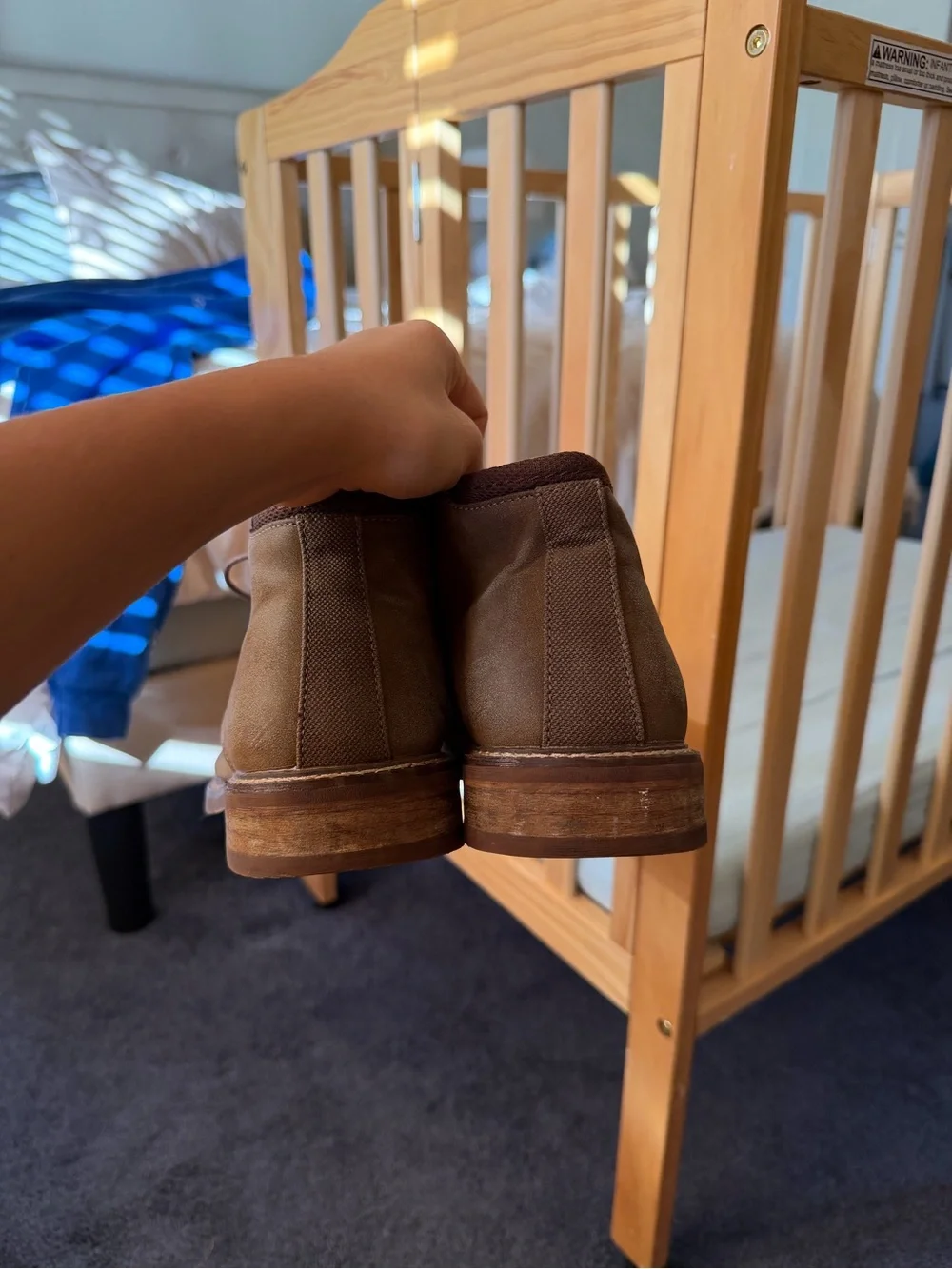Seven7 Men's Brown Suede Chukka Boots